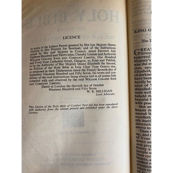 The Holy Bible Containing The Old And New Testaments 1957 - Picture 9 of 9